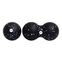 Nicemeet Peanut Massage Balls, Double Lacrosse Ball, Deep Tissue Muscle Massage, Perfect for Trigger Point Therapy, Injury, Recovery