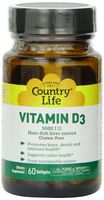 Country Life Vitamin D3 5 I.u., 60-Count (Pack of 2)