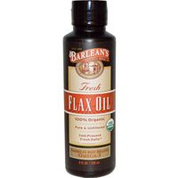 Barleans, Flax Oil Organic, 8 Fl Oz