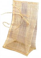 Natural Square Bottom with No Wire Bag/Pouch (Pack of 10)