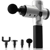 Massage Gun Deep Tissue Percussion Muscle Massager Electric Massager Body Massager 4 Types Quiet Glide Technology Massage Heads for Relieving Muscle Pain Soreness Stiffness