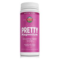 KAL Pretty Magnesium Glowing-Skin Drink | 325mg Mag Citrate + Marine Collagen | Cellular & Skin Health, 10.7oz, 70 Serv.