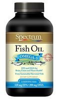 Spectrum Essentials Fish Oil Softgels, 250 Count