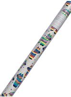 Molly & Rex Heavyweight Premium Gift Wrap Glitter Embellished Wrapping Llama Piñata Paper Sheets (3 ct), Celebration 10475