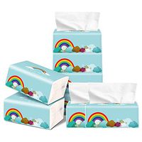 Sunnymal 🧻🧻🧻🧻🧻🧻🧻🧻8 Packs Paper Towels Tissue Hand Towels Skin-Friendly 3 Layer for Home Bathroom