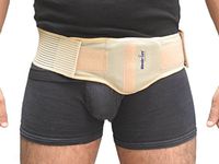Wonder Care- Inguinal Hernia Support Truss for Single Inguinal or Sports Hernia with one Removable Compression Pads & Adjustable Groin Straps Surgery & Injury Recover A-103 Left-XL