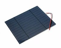 3W Solar Panel DIY Battery Charger Kit for Battery Power 138x160,Single-Crystal Material,Performs High Solar Energy Transformation Efficiency At 17%