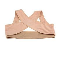 Lady Chest Support Belt Straps Bands Posture Corrector Back Support Brace Body Sculpting Shoulder Vest for Women X Type(M)