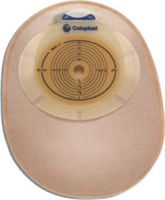 Coloplast SenSura Xpro One-Piece Nonconvex Standard Wear Closed Pouch with Integrated Wave Filter, Cut-to-fit 3/8" to 3" Stoma Opening, 8" L, 550mL, Large, Opaque, Soft Cloth on Front and Back (Box of 30 Each)