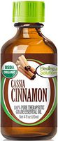 Organic Cinnamon Cassia Essential Oil (100% Pure - USDA Certified Organic) Best Therapeutic Grade Essential Oil - 120ml