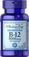 Puritans Pride Vitamin B-12 5000 Mcg Sublingual-60 Microlozenges, 60 Count