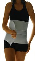 Alpha Medical Abdominal Binder Support Wrap/Surgical Binder/Hernia Support/Abdominal Hernia Reduction Device. L0625 (8" High ; 25"-37" Around Waist)