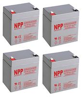 NPP High Rate HR1221W 12V 5Ah SLA Sealed Lead Acid UPS Battery with F2 Style Terminals / （4pcs）