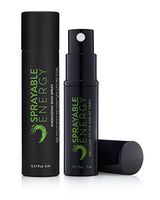 Sprayable Energy Supplement Spray - Patented Caffeine Skin Spray, More Effective than Energy Drinks, Pills and B12 Supplements - No Sugar for Pre-Workout or Brain Focus Boost