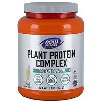 NOW Sports Nutrition, Plant Protein Complex Powder 22 G, Creamy Vanilla, 2-Pound