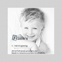 14x14 Clapboard / Candlewick Custom Mat for Picture Frame with 10x10 opening size (Mat Only, Frame NOT Included)