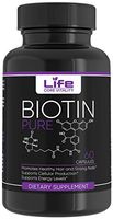 Biotin B Complex Vitamin Capsules - Vitamin B7 Formula for Hair Skin and Nails - 60 Capsules