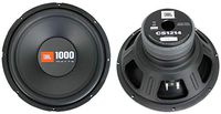 2 JBL CS1214 12" 2000W Car Subwoofers Power Subs Audio Woofers 4 Ohm SVC Black