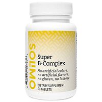 Amazon Brand - Solimo Super B Complex, Supports Immune and Normal Energy Metabolism, 60 tablets, Two Month Supply