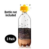 Hemus No Fly Zone Device for Outdoor and Indoor for House Fruit Horse Biting Animal Dog Drain Tachinid Flies - Reusable and Works with Disposable Bottles, Kids & Pet Safe