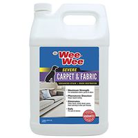 Four Paws Wee-Wee SEVERE Pet Stain & Odor Remover, Fabric & Carpet Stain Cleaner, 128 oz