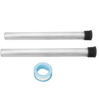 Famus 2pcs NPT3/4 21320mm Water Heater Magnesium Alloy Anode Rod Anti-Corrosion Magnesium Rod