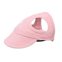 Parent-Child Cap,SuperUS Pet Hat with Ear Holes Dog Sport Baseball for Sun Protection Adjustable Buckle Spring and Summer Male Female Baseball Caps (L, Pink (Pet))