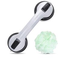 GreenChief Suction Grab Bar -Shower Handle & Bathroom Balance Bar wit - Grip Bath Grab Bar for Bathroom - Safety Hand Rail Support - Handicap, Elderly, Injury, Senior Assist Bath Handle, Non Skid, 12”