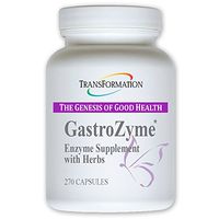 Transformation Enzymes GastroZyme, Capsules - #1 Practitioner Recommended - Uniquely Formulated with Enzymes and Herbs,- Soothes and relieves gastrointestinal discomfort (270)