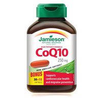 Jamieson CoQ10 250 mg formula, 45 softgels
