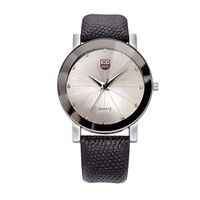 Fxbar,Men Luxury Stainless Steel Quartz Watches Round Dial Case Analog Wrist Watch Minimalist Bracelet Watches(Silver)