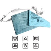 King Size Heating Pad for Back/Waist/Abdomen/Shoulder Pain Relief- 12" x 24" Moist and Dry Heat Therapy with Auto-Off Hot Heated Pad by GOQOTOMO-HG002