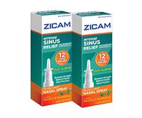 Zicam Intense Sinus Relief No-drip Liquid Nasal Spray with Cooling Menthol & Eucalyptus, 0.5 Ounce (Pack of 2)