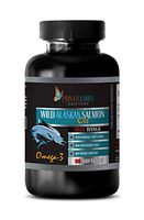 Immunity Booster Vitamins - Wild Alaskan Salmon Oil - Rich in Omega-3 Fatty ACIDS - Wild Alaskan Fish Oil Pills - 1 Bottle 90 Softgels