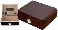 Humidor hold 25 cigars - hygrometer - high gloss