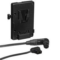 Litepanels V-Mount Battery Bracket with P-Tap to 3-Pin XLR Cable for Astra 1x1 LED Panel