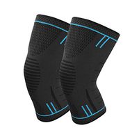 Compression Knee Brace For Men Outdoor Sports Knee Sleeve For Youth Boys Knee Pads Support For Running Gym Crossfit Basketball Wrestlng Football 1 Pair