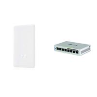 Ubiquiti UAP-AC-M-PRO-US Unifi Access Point Bundle with Ubiquiti UniFi Switch 8 60W (US-8-60W)