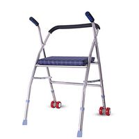 Medical Walker,with Padded Seat Lockable Brakes Ergonomic Handles and Carry Elderly Walker,Suitable for People with Disabilities,A