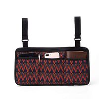 HNYG 5 Pockets Wheelchair Bag for Keys, Wallet and Phone, Durable Wheelchair Storage Case, Frame Walker Pouch, Mobility Scooter Side Bag