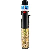 Camouflage Turbo Blue Torch Stick Multi-Purpose Refillable Butane Lighter, Wind Proof - Black