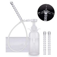 CXQZLH 300Ml Anal Vaginal Douche Cleaner Colonic Irrigation Vaginal Syringe Flusher Women Private Parts Cleaning Bottle