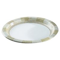 Dixie UX7PATH Pathways Table Ware, White, Green