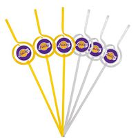 NBA Los Angeles Lakers Six Pack Team Sip Sport Straws