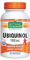 Botanic Choice Ubiquinol Nutritional Supplement, 100 mg,30 Count