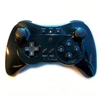 NEXiLUX NXL-WU002 Wireless 3-in-1 Classic Pro Controller Gamepad for Nintendo Wii U, Black