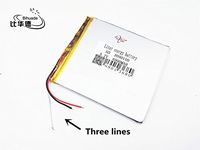 BIHUADE 3.7V 3090100 4000MAH Lithium Polymer Li-Po Rechargeable Battery for DIY Mp3 MP4 MP5 GPS