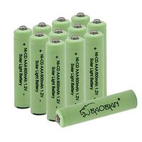 BAOBIAN AAA NiCd 1.2V 600mAh Triple A Rechargeable Batteries for Garden Landscaping Solar Lights Remote Control Toys(12 PCS)