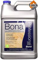 Bona Hardwood Floor Cleaner Refill, 128 oz, 5 Pack