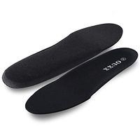 OUXX Men Feet Insoles, Shoes Inserts Absorb Shock and and Cushioning for Hard Surfaces Man Shoes Size 10 Black